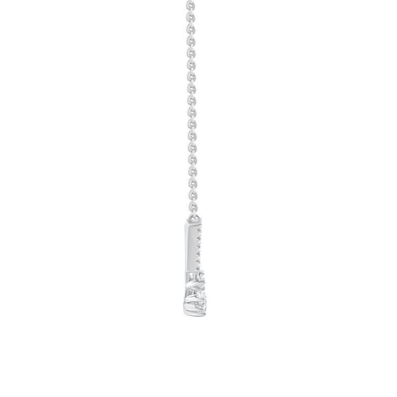 Diamond Necklace in 10K White Gold (1/2 ct. tw.) – Image 2 of 3