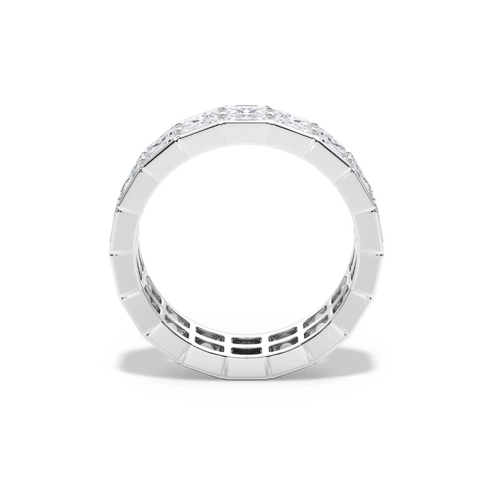 Lab Grown Diamond Double Row Eternity Band in Platinum (4 ct. tw.) – Image 2 of 4