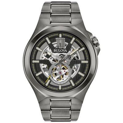 Men's Maquina Watch in Gunmetal-Toned Stainless Steel.