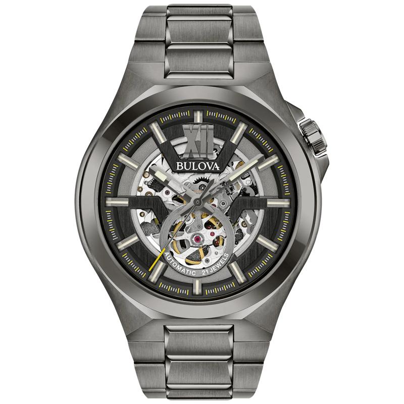 Men&#39;s Maquina Watch in Gunmetal-Toned Stainless Steel.  – Image 1 of 3