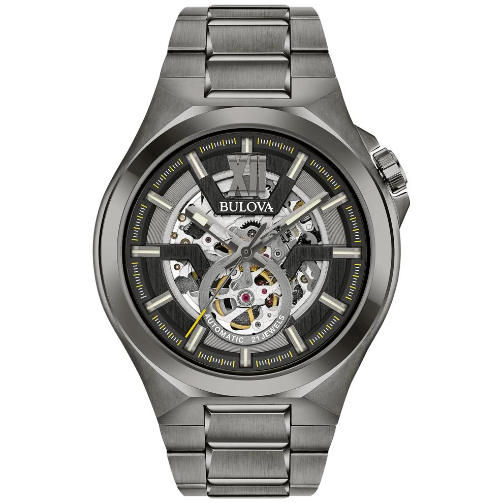 Men's Maquina Watch in Gunmetal-Toned Stainless Steel.  – Image 1 of 3