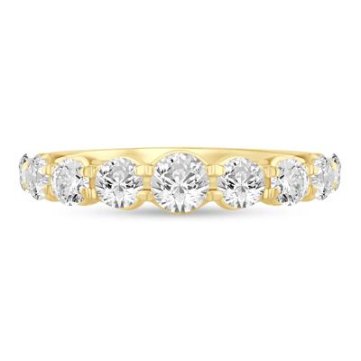 Lab Grown Diamond Shared-Prong Band in 14K Yellow Gold (1 1/2 ct. tw.)