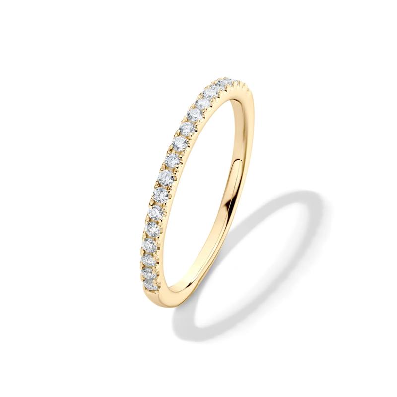 Lab Grown Diamond Wedding Set in 14K Yellow Gold &#40;3 &frac12; ct. tw.&#41; – Image 6 of 6