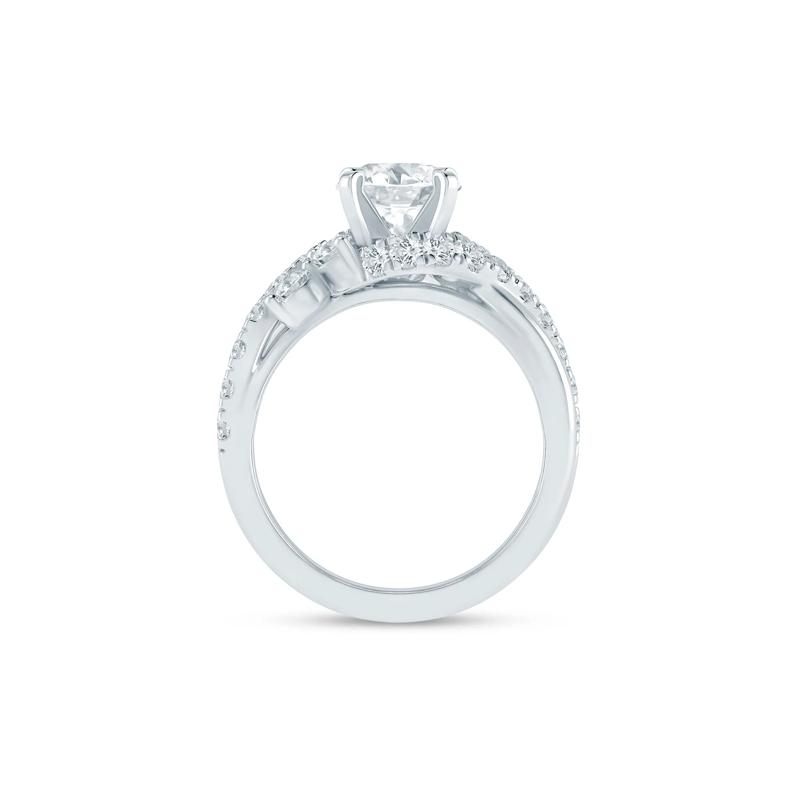 Diamond Semi-Mount Engagement Ring in 14K White Gold &#40;1 ct. tw.&#41; &#40;Setting Only&#41; – Image 3 of 6