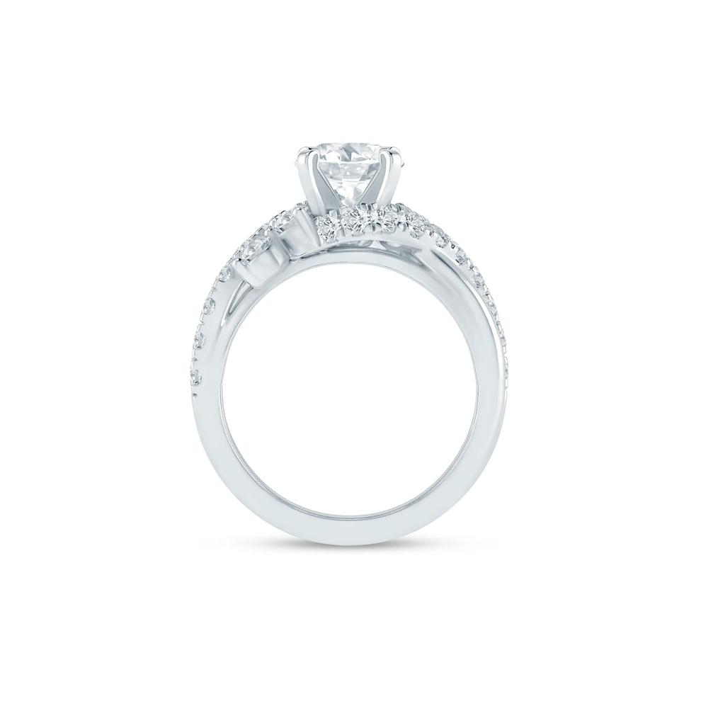 Diamond Semi-Mount Engagement Ring in 14K White Gold (1 ct. tw.) (Setting Only) – Image 3 of 6