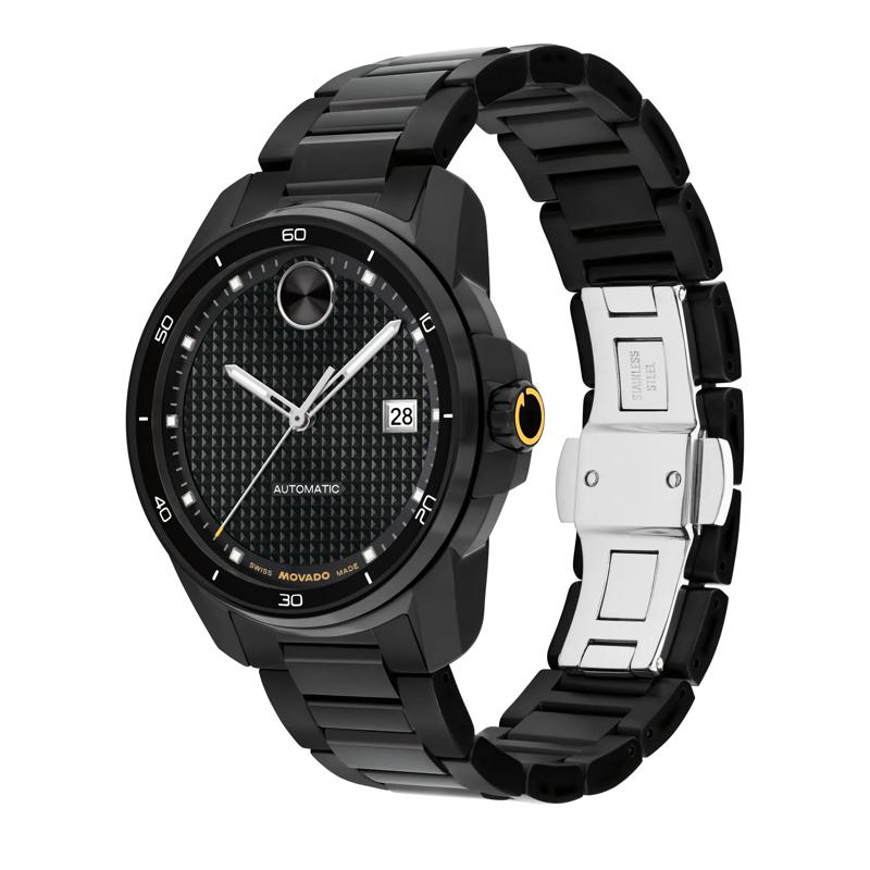 Men&rsquo;s Bold Verso Watch in Black Ion-Plated Stainless Steel. – Image 2 of 3