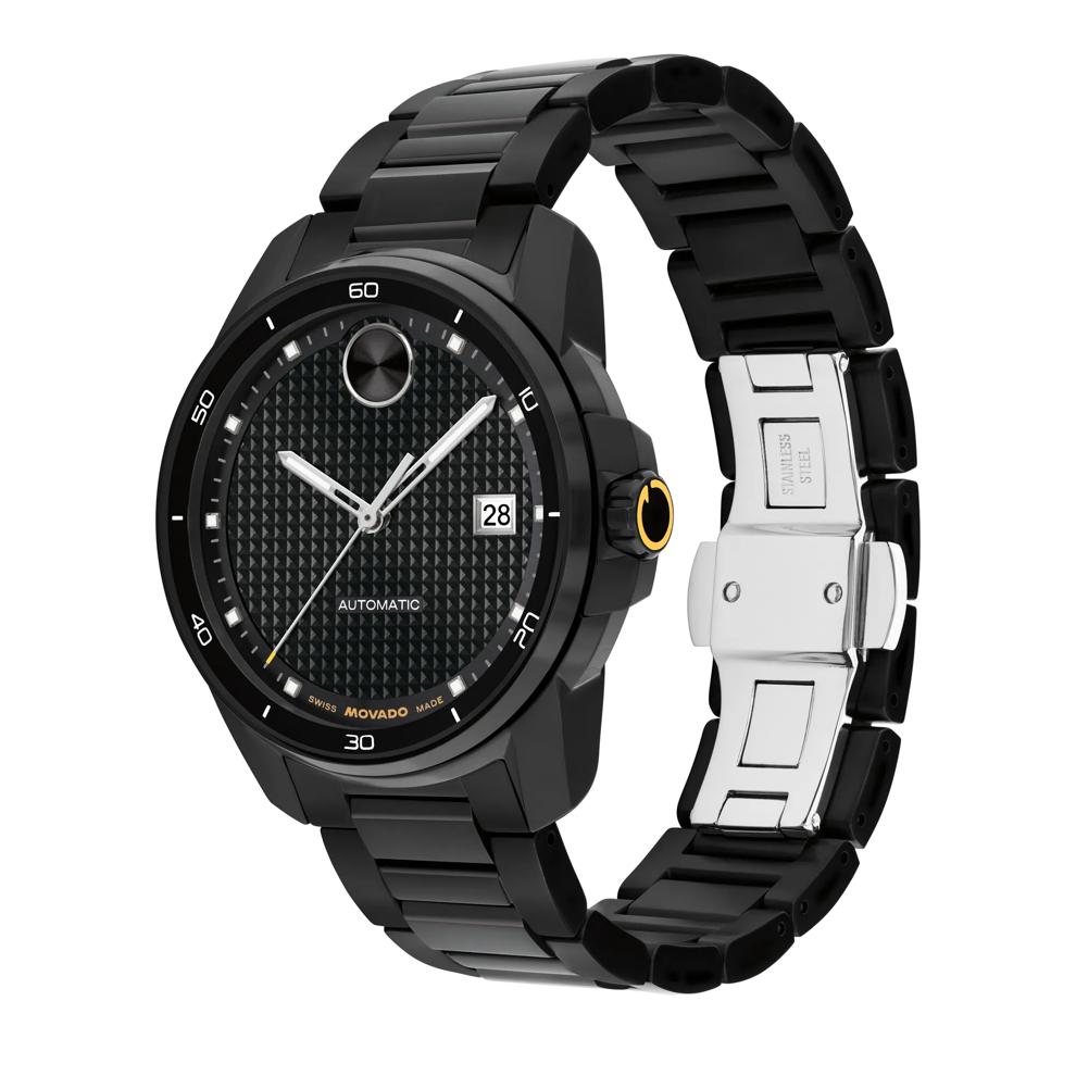 Men&rsquo;s Bold Verso Watch in Black Ion-Plated Stainless Steel. – Image 2 of 3