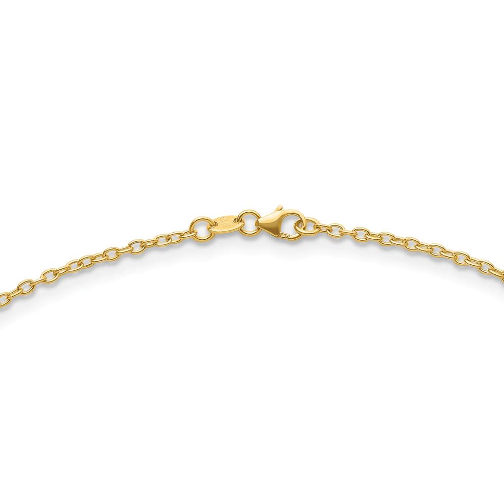 Cable &amp; Link Chain in 14K Yellow Gold, 3.5mm, 28" – Image 2 of 4