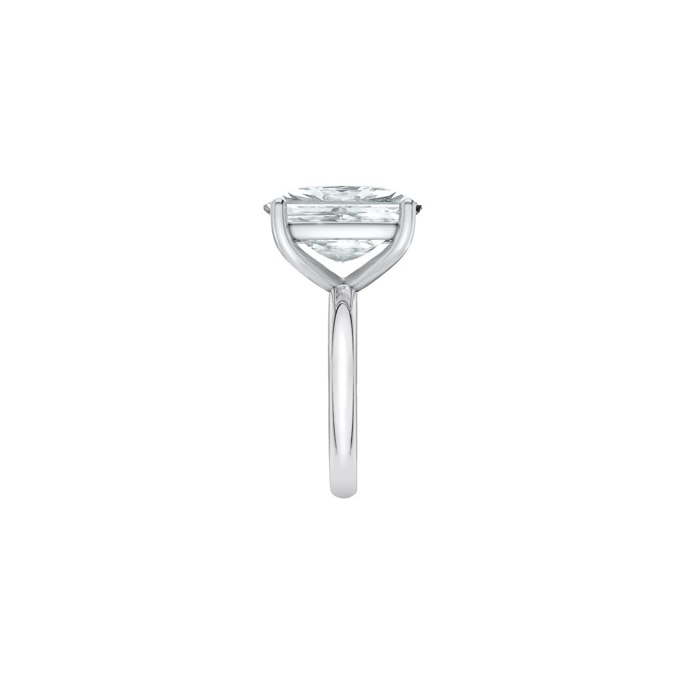 Lab Grown Diamond Elongated Cushion-Cut Engagement Ring in 14K White Gold (9 ct. tw.) – Image 3 of 4