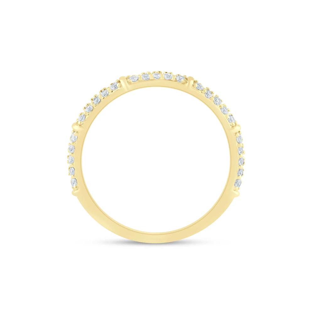 Lab Grown Diamond Anniversary Band in 14K Yellow Gold (1/3 ct. tw.) – Image 2 of 3