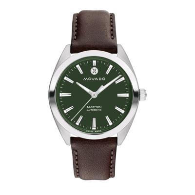 Men's Heritage Datron Watch With Brown Calfskin Leather Strap