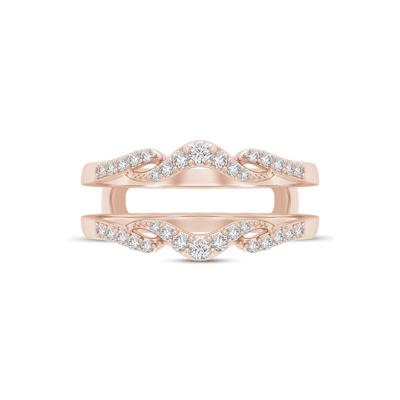 Diamond Insert in 10K Rose Gold (1/4 ct. tw.)
