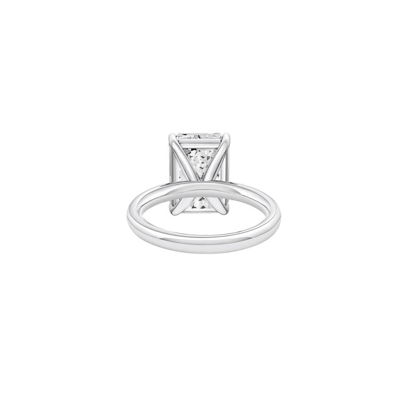 Lab Grown Diamond Emerald-Cut Solitaire Ring in Platinum &#40;6 ct.&#41; – Image 4 of 4