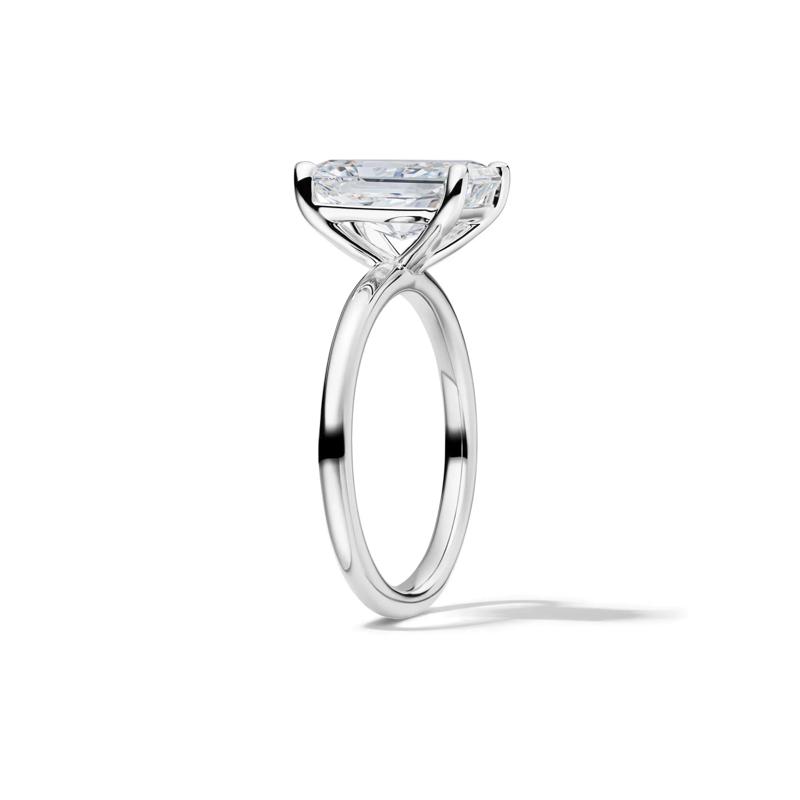 Lab Grown Diamond Radiant-Cut Solitaire Ring in Platinum &#40;3 ct.&#41; – Image 3 of 4