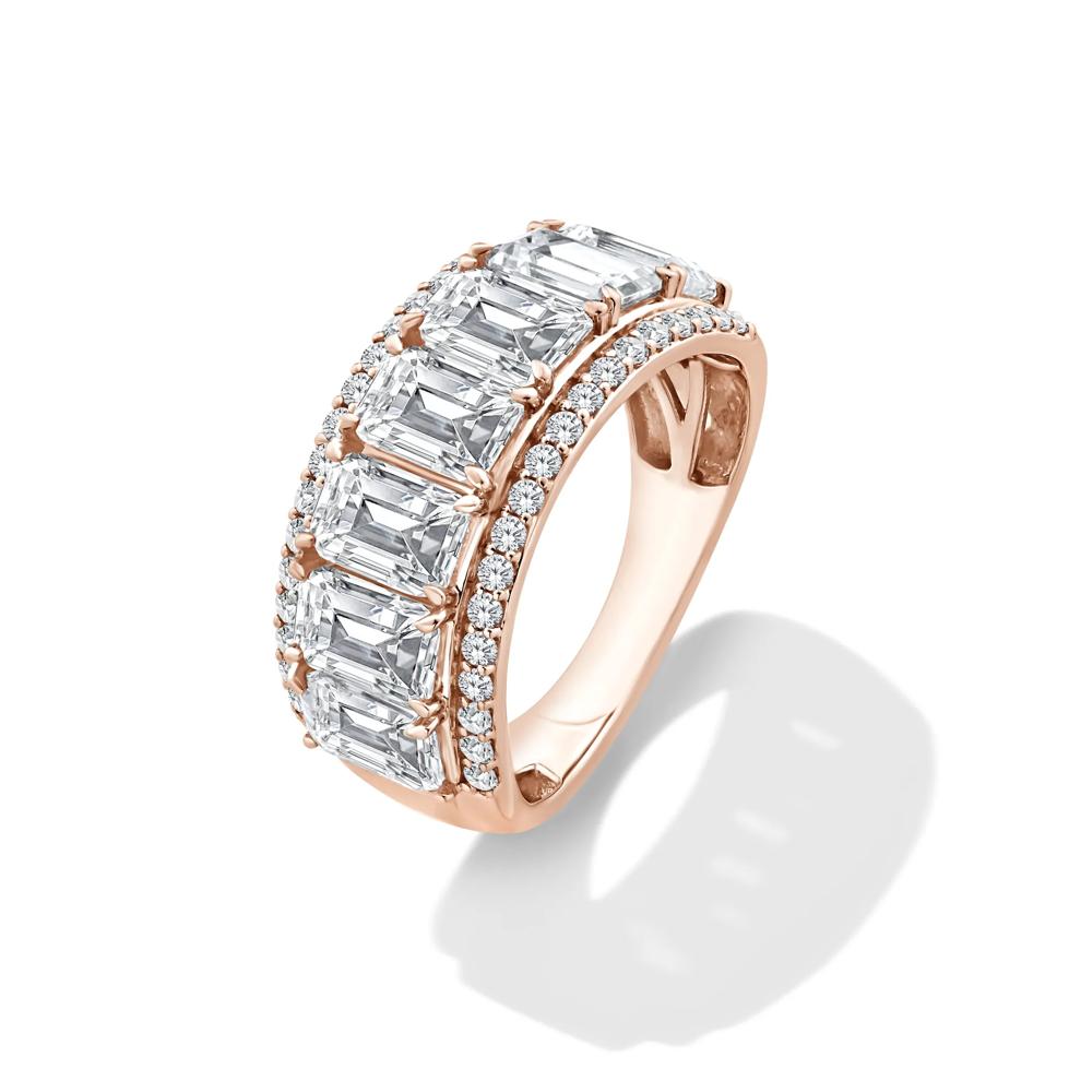 Lab Grown Diamond Anniversary Band in 14K Rose Gold (5 1/4 ct. tw.) – Image 4 of 4