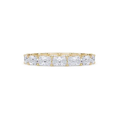 Lab Grown Diamond East-West U-Prong Eternity Band in 14K Yellow Gold (3 ct. tw.)
