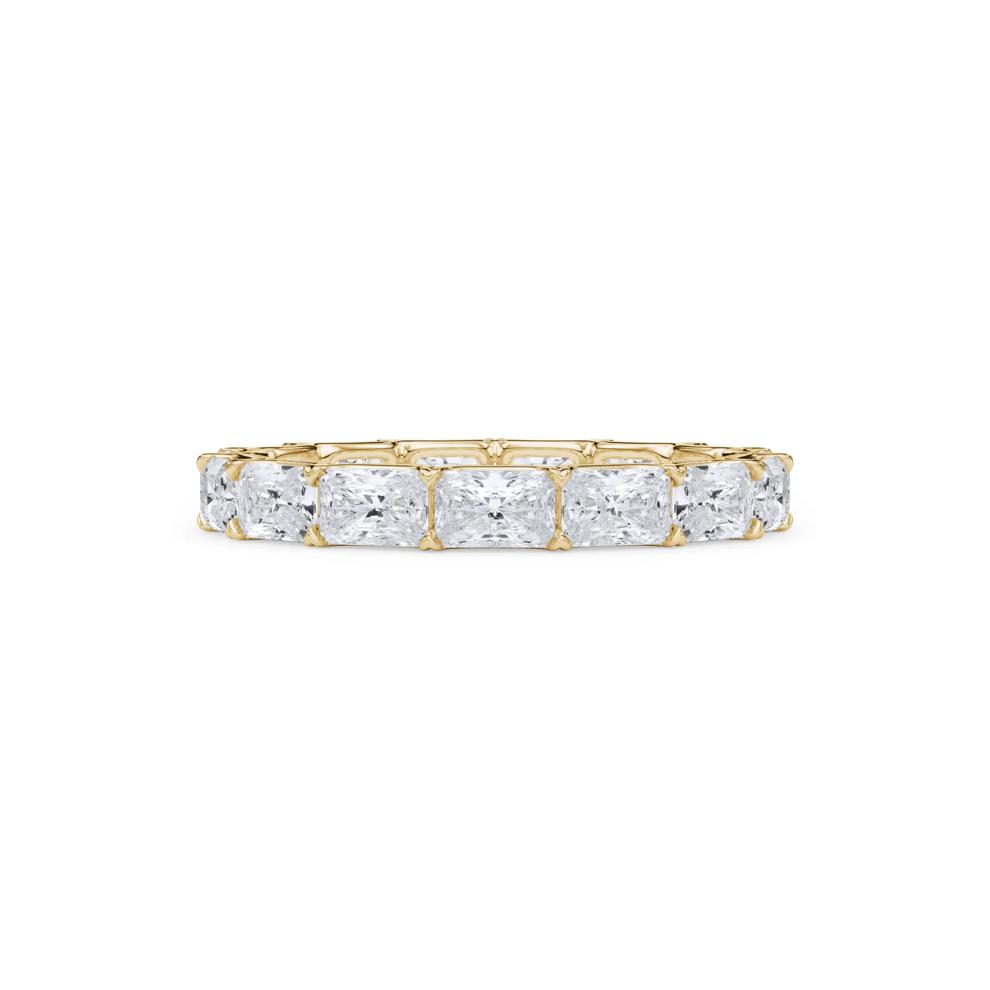 Lab Grown Diamond East-West U-Prong Eternity Band in 14K Yellow Gold (3 ct. tw.) – Image 1 of 4