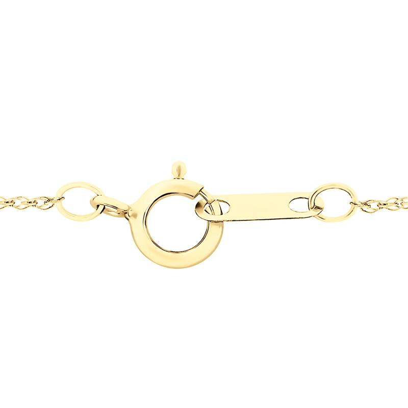 Diamond Cross Pendant in 10K Yellow Gold &#40;1/5 ct. tw.&#41; – Image 3 of 3