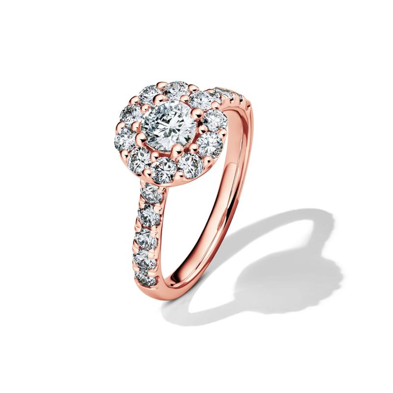 Diamond Bridal Set in 14K Rose Gold &#40;2 ct. tw.&#41; – Image 4 of 7