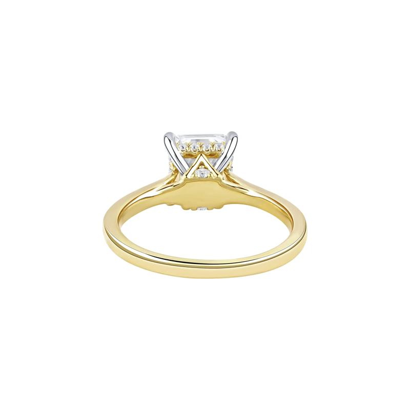 Harlow Lab Grown Diamond Engagement Ring in 14K Yellow Gold (2 1/7 ct. tw.) – Image 4 of 4