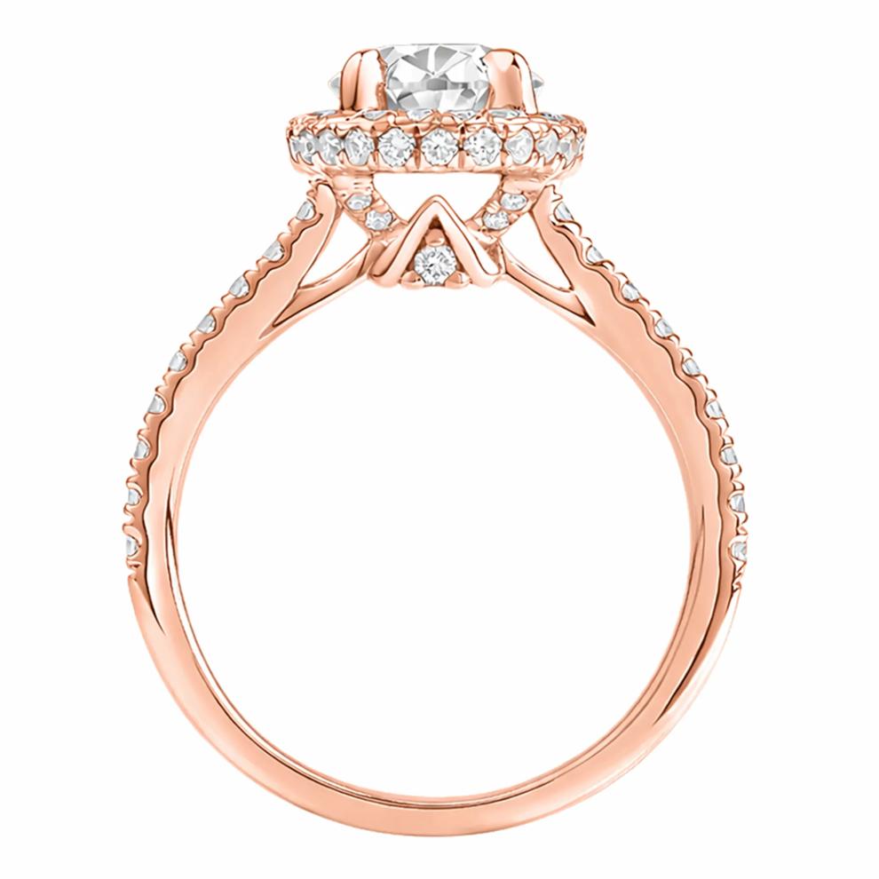 Perry Lab Grown Diamond Oval Engagement Ring in 14K Rose Gold (2 5/8 ct. tw.) – Image 2 of 4