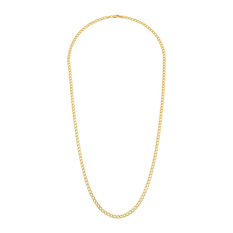 Curb Chain in 14K Yellow Gold, 22" – Image 2 of 5