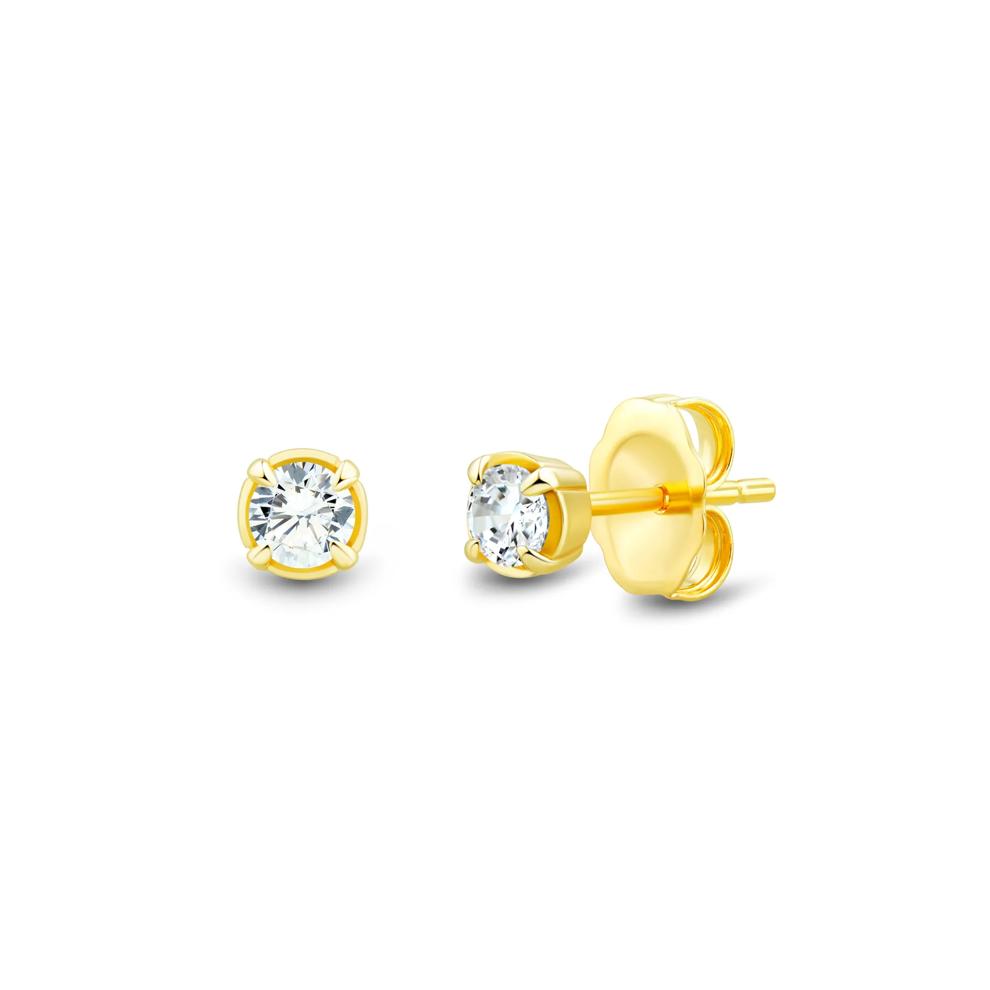 Lab Grown Diamond Round Box Set in Vermeil (1/2 ct. tw.) – Image 7 of 8