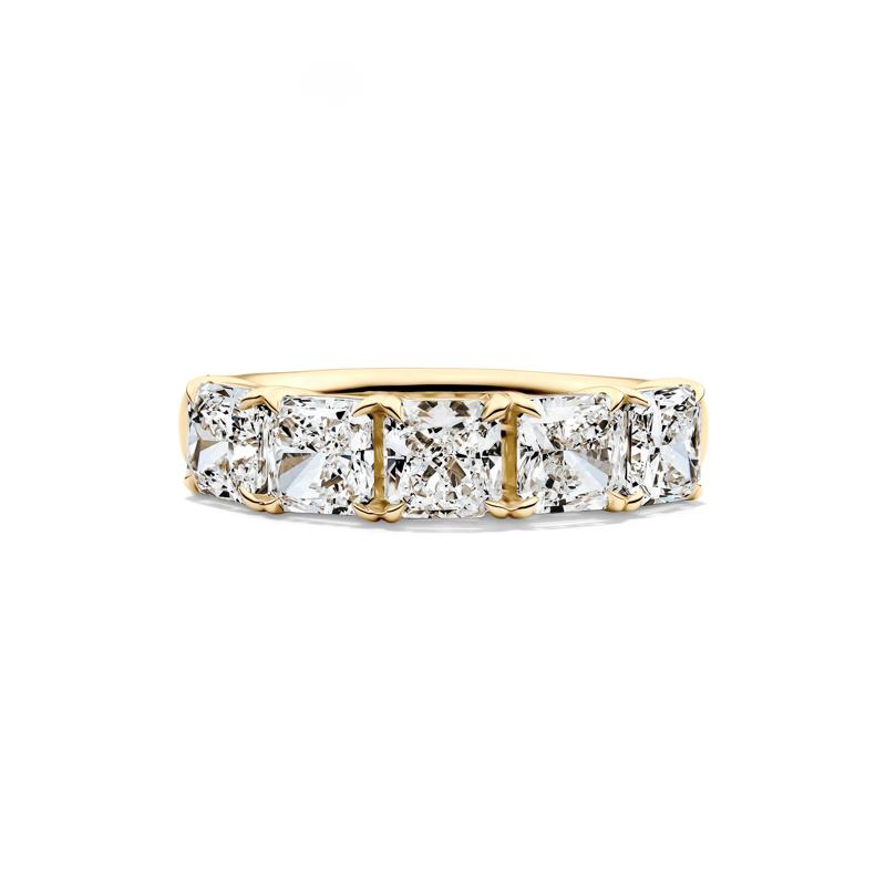 Lab Grown Diamond Five-Stone Anniversary Band in 14K Yellow Gold (3 ct. tw.) – Image 1 of 4