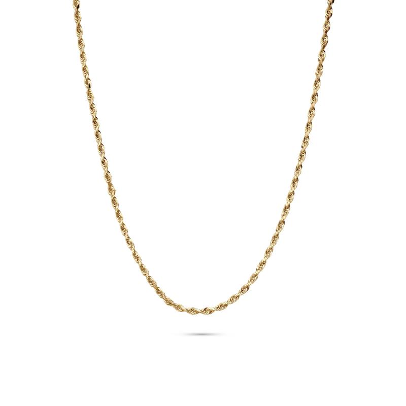 Glitter Rope Chain in 14K Yellow Gold, 22&quot; – Image 1 of 4