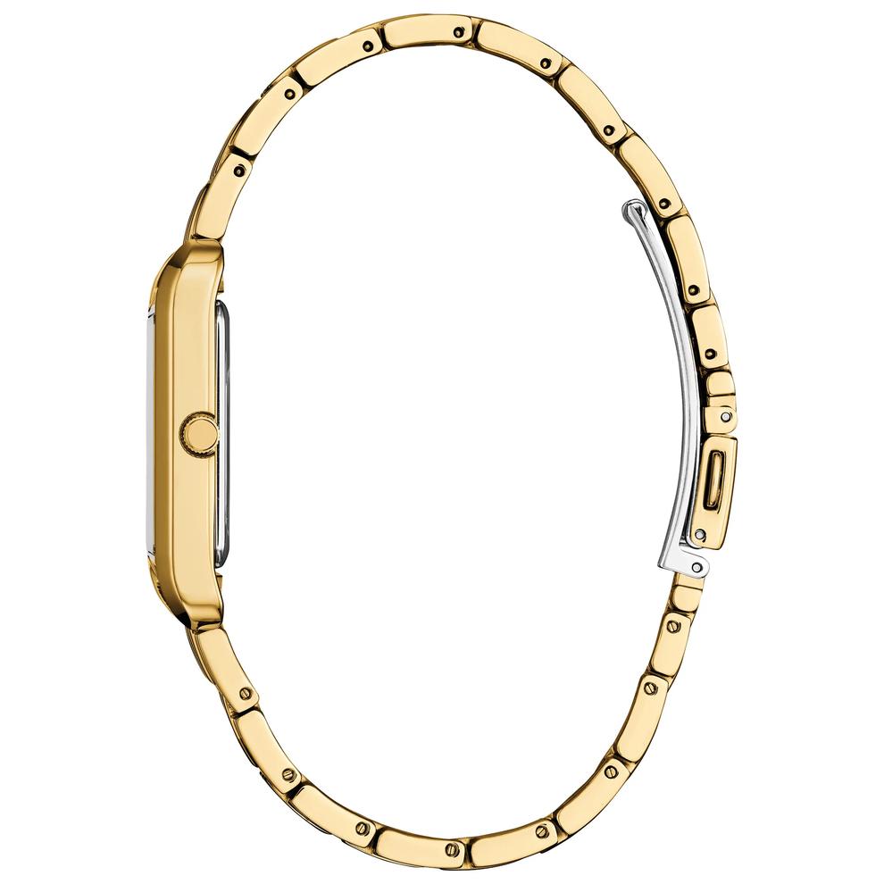 Men's Dress Classic Square Watch in Gold-Tone Stainless Steel – Image 2 of 3