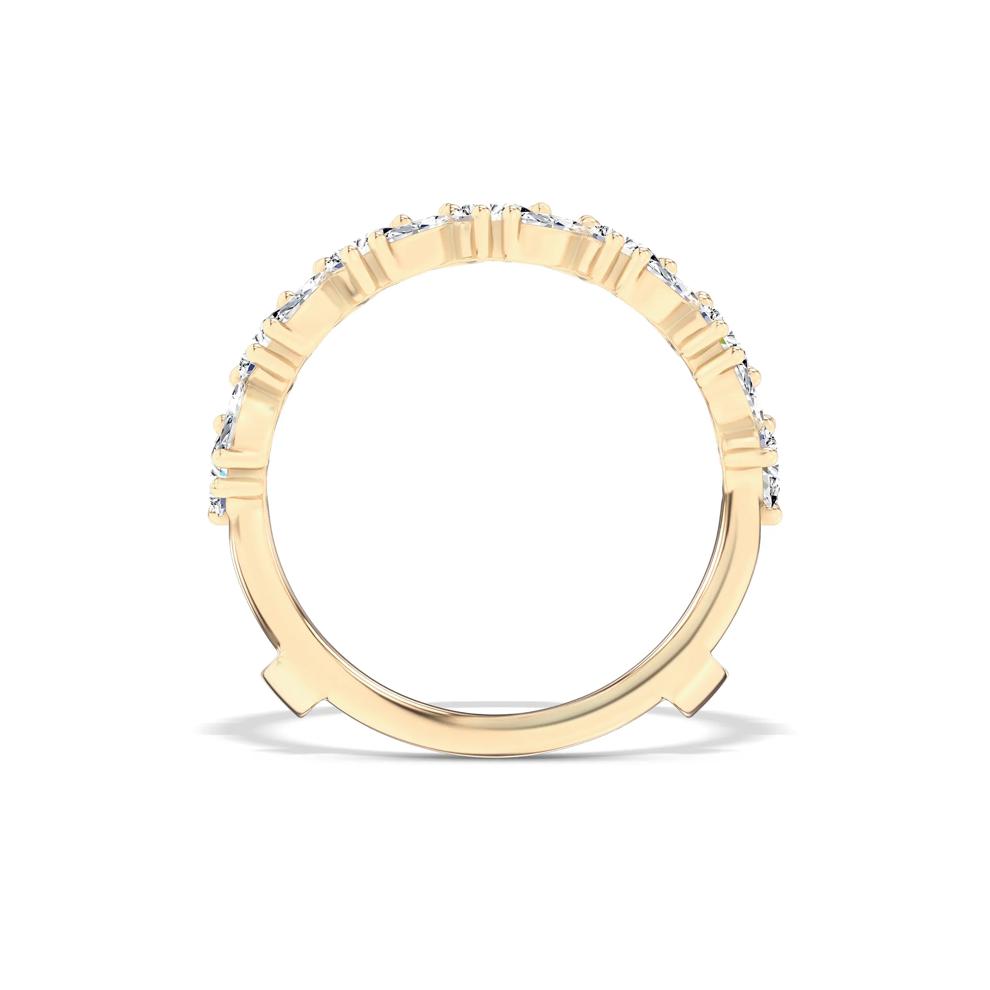 Lab Grown Diamond Mixed Shape Straight Insert in 14K Yellow Gold (7/8 ct. tw.) – Image 2 of 4