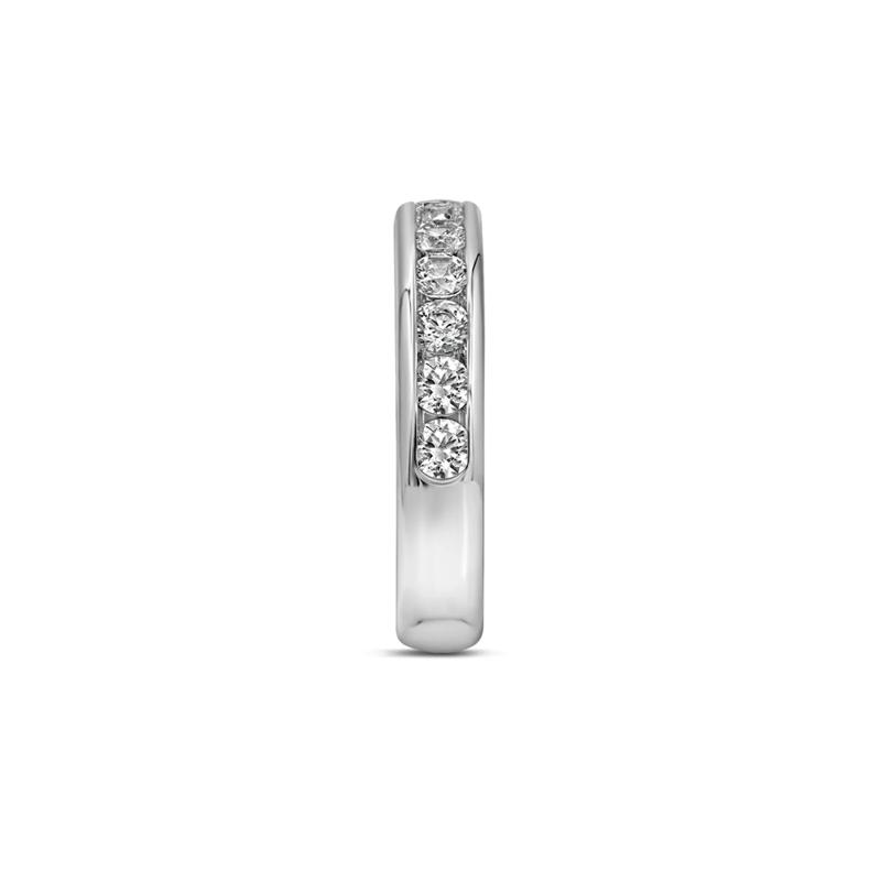 Lab Grown Diamond Channel-Set Wedding Band in 14K White Gold &#40;1 ct. tw.&#41;  – Image 3 of 3