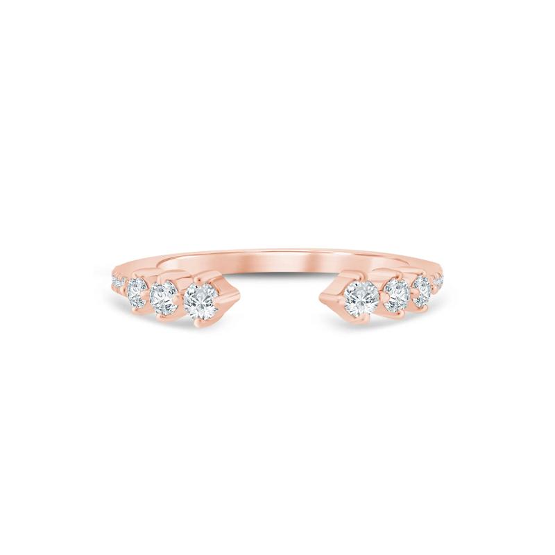 Lab Grown Diamond Open Band in 14K Rose Gold &#40;1/3 ct. tw.&#41; – Image 1 of 3