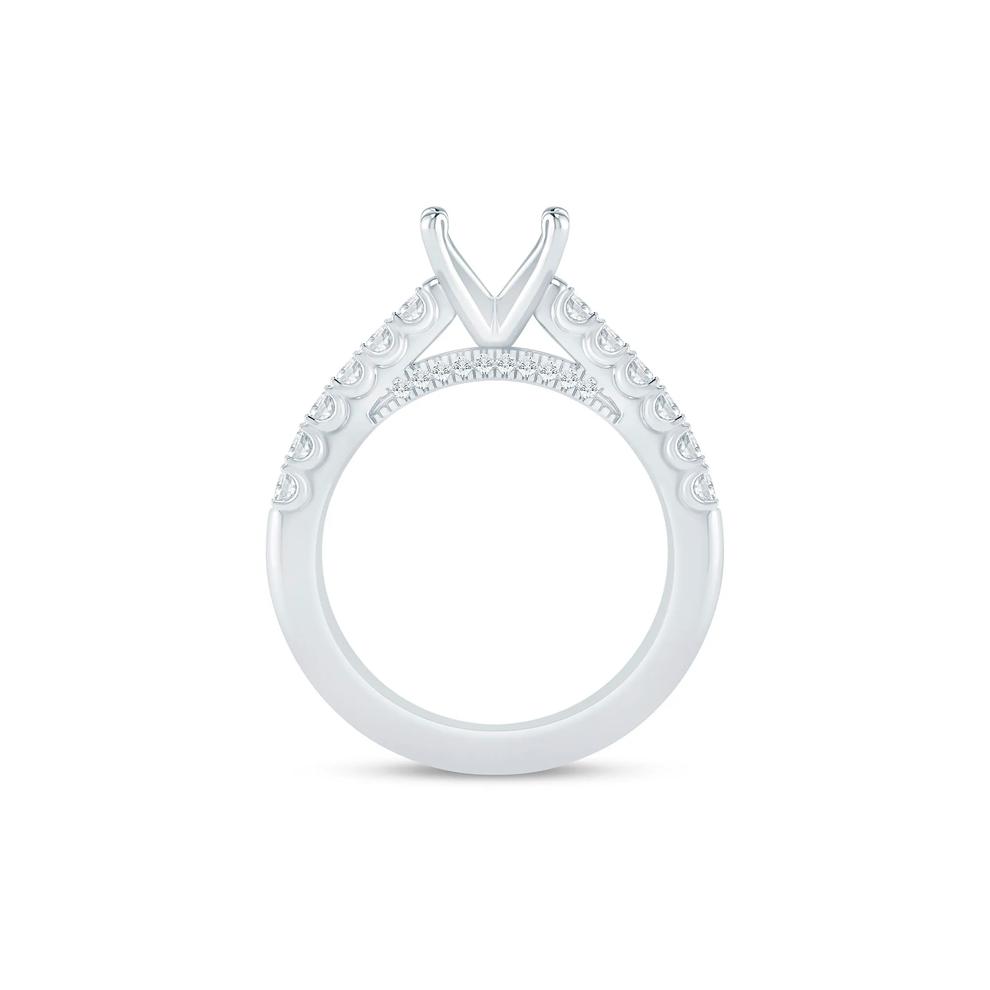 Lab Grown Diamond Semi-Mount Ring in 14K White Gold (1/2 ct. tw.) – Image 4 of 6
