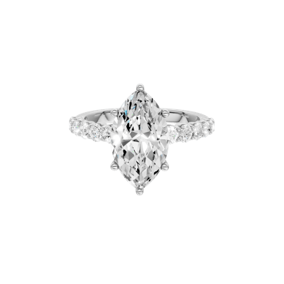 Lab Grown Diamond Engagement Ring in 14K White Gold (3 5/8 ct. tw.)