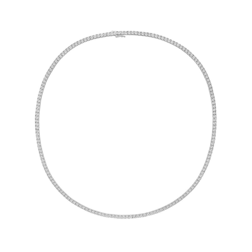 Men's Diamond Tennis Necklace in Sterling Silver, 22" (2 ct. tw.) – Image 2 of 4
