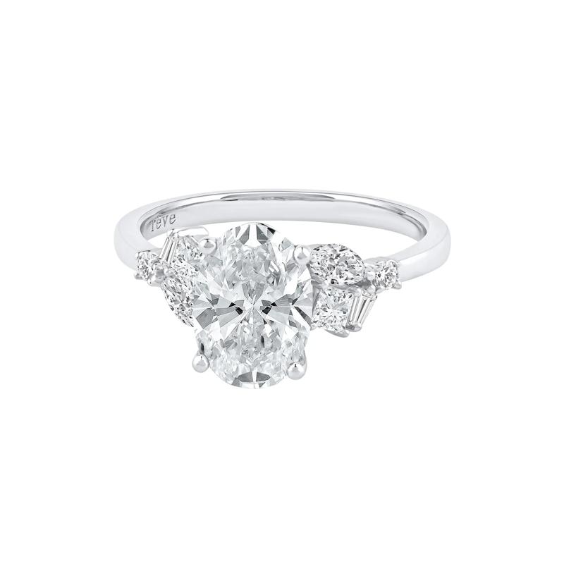Nora Lab Grown Diamond Engagement Ring in 14K White Gold (2 1/2 ct. tw.) – Image 5 of 5
