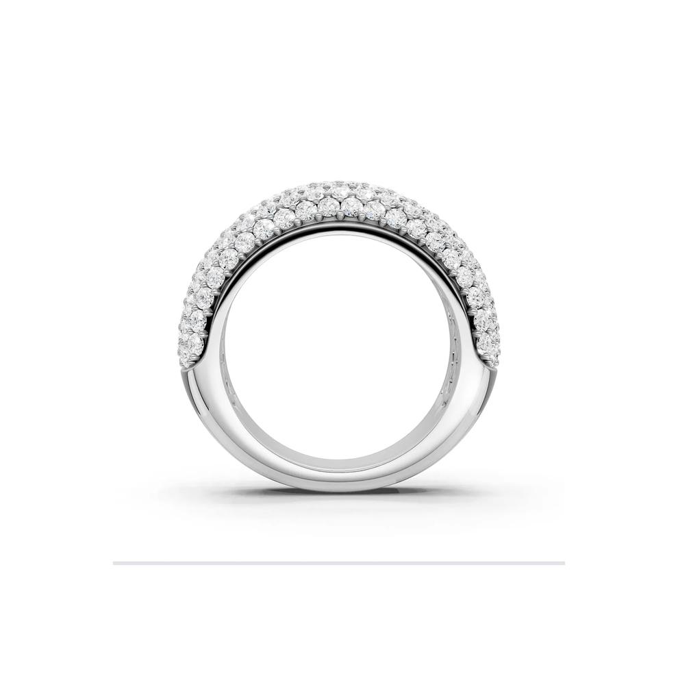 Lab Grown Diamond Pav&eacute; Band Ring in 14K White Gold (2 ct. tw.) – Image 4 of 4