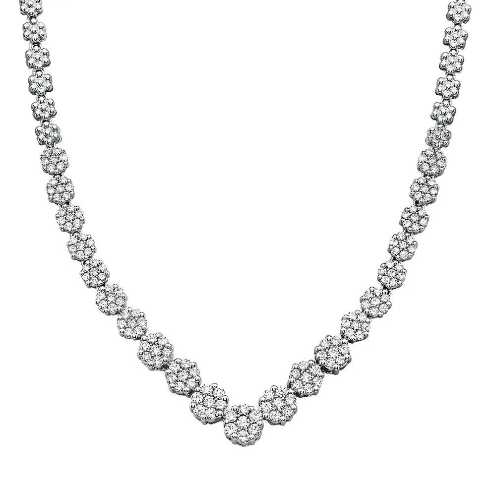 3 ct. tw. Diamond Necklace in 10K White Gold – Image 1 of 4