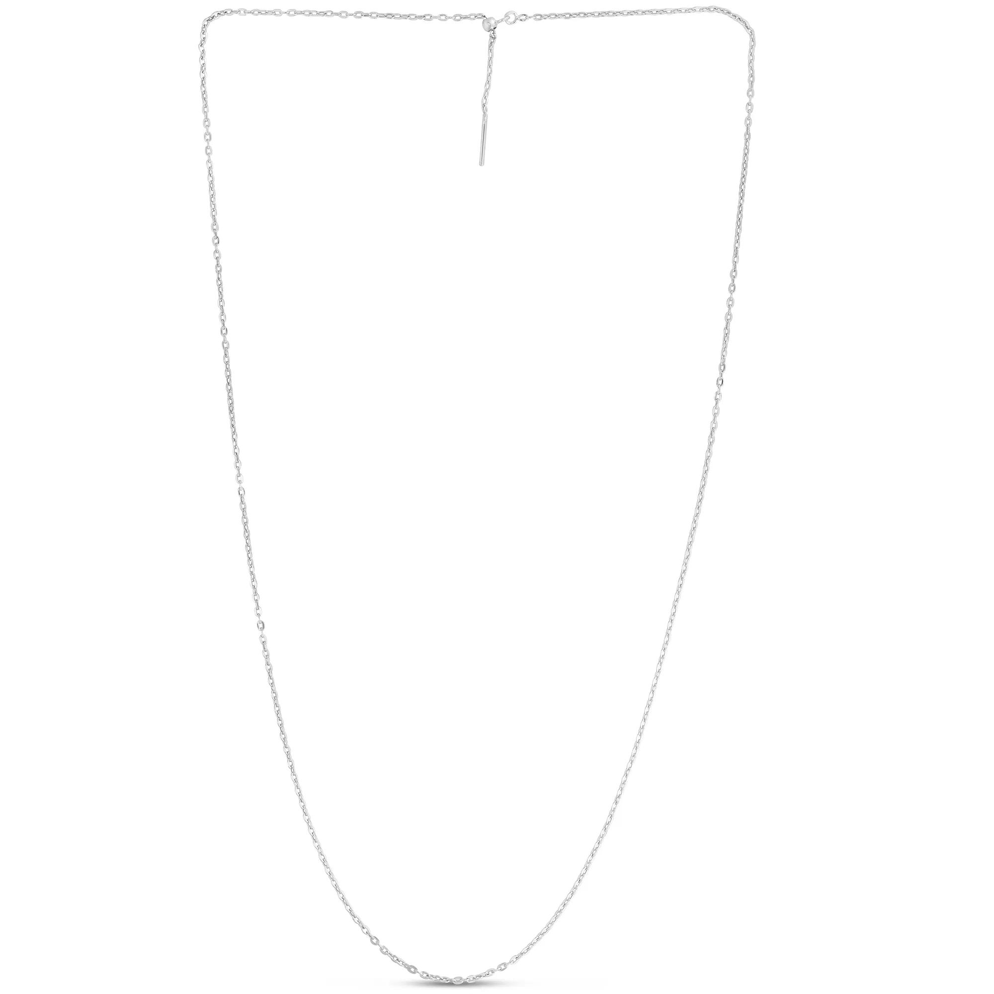 Adjustable Cable Chain in 14k Yellow Gold (0.97 mm)