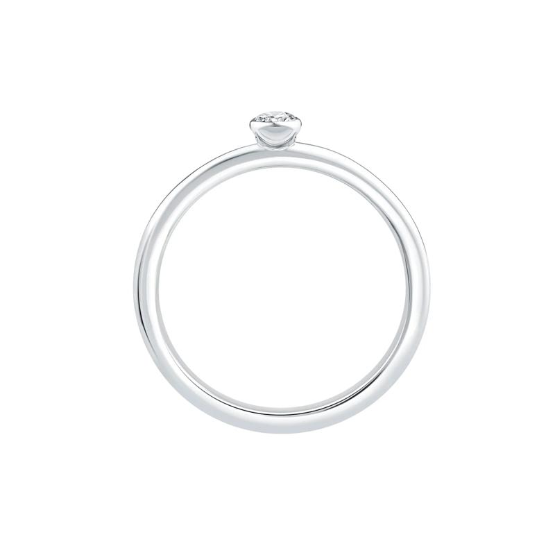 Diamond Ring in 10K White Gold &#40;1/10 ct. tw.&#41; – Image 2 of 3