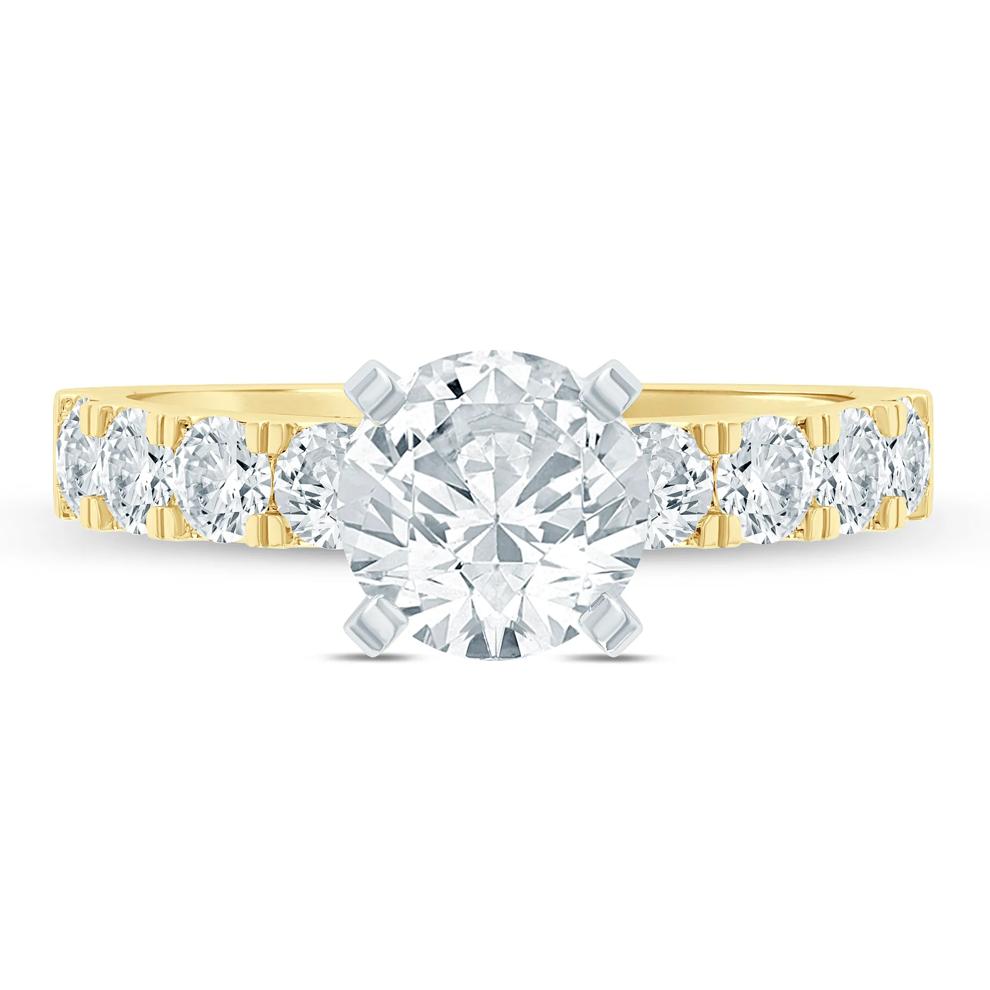 Diamond Semi-Mount Engagement Ring in 14K Gold (Setting Only) – Image 1 of 1