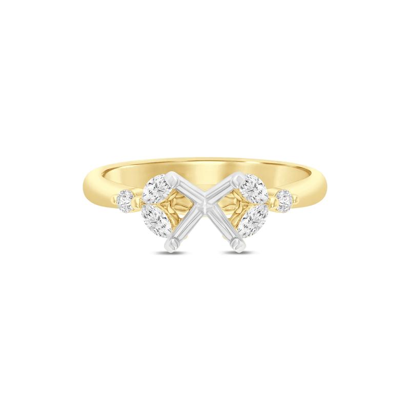 Lab Grown Diamond Semi-Mount in 14K Yellow Gold &#40;1/3 ct. tw.&#41; &#40;Setting Only&#41; – Image 1 of 6