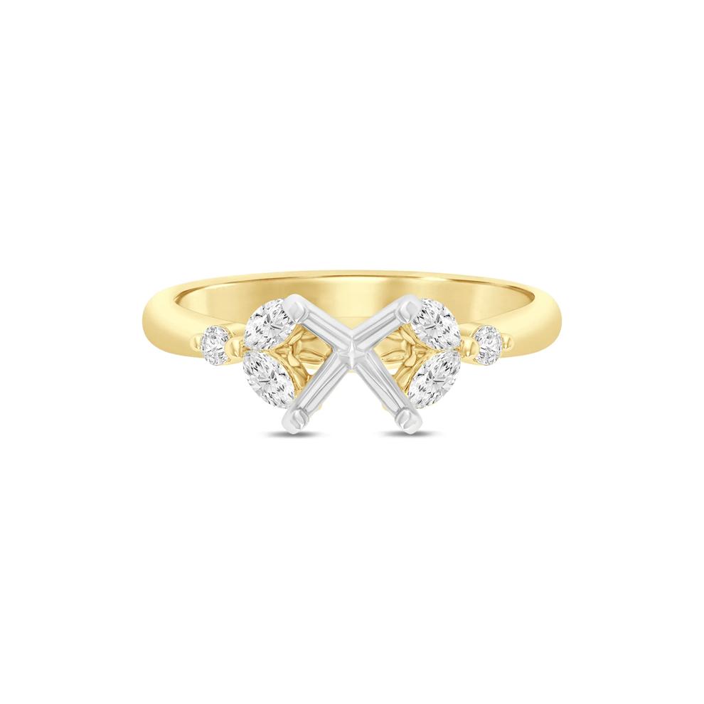 Lab Grown Diamond Semi-Mount in 14K Yellow Gold (1/3 ct. tw.) (Setting Only) – Image 1 of 6