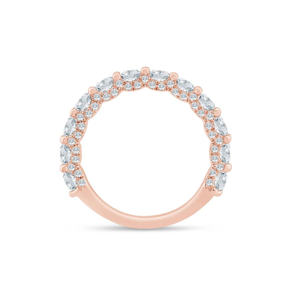 Lab Grown Diamond Wedding Band in 14K Rose Gold (2 ct. tw.) – Image 2 of 3