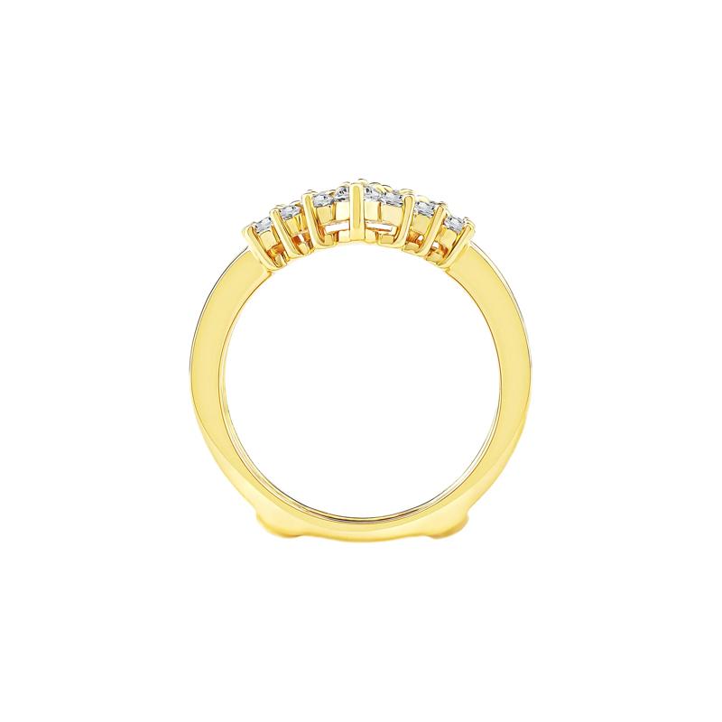 Lab Grown Diamond Chevron Insert in 14K Yellow Gold &#40;1 ct. tw.&#41; – Image 2 of 3