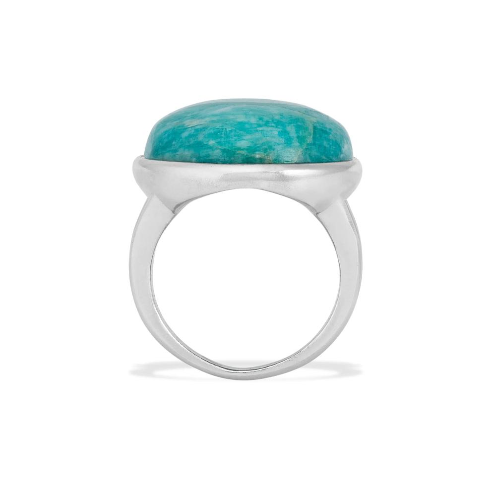 Amazonite Ring in Sterling Silver – Image 2 of 4