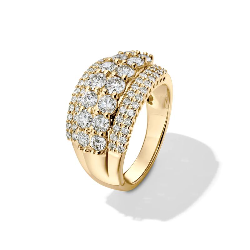 2 ct. tw. Diamond Band in 10K Yellow Gold – Image 4 of 4