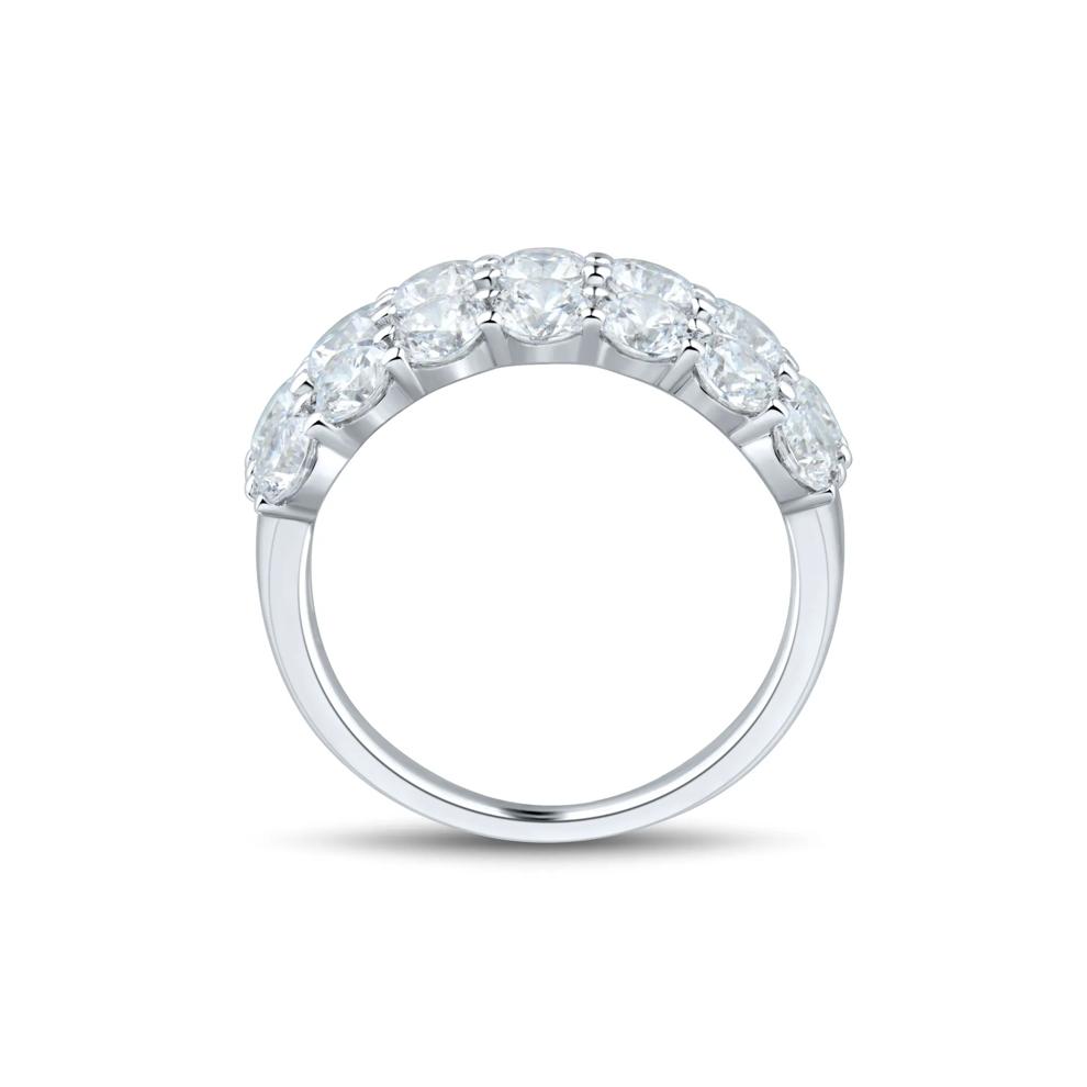 Lab Grown Diamond Three-Row Ring in 10K White Gold (3 ct. tw.) – Image 2 of 3