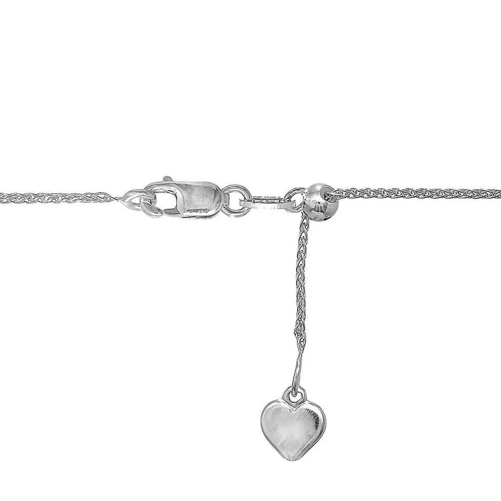 Adjustable Wheat Chain in Sterling Silver – Image 2 of 3